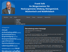 Tablet Screenshot of frank-volk.de